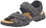 Rieker 25051, Herren Geschlossene Sandalen, Schwarz (schwarz/schwarz), 40 EU (6.5 UK)