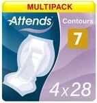 Attends Contours Regular 7, Vorlagen bei starker Inkontinenz, 4x28 St