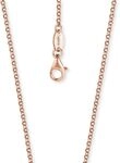 Engelsrufer Damen Erbskette 60 cm, ros&eacute;vergoldet, 925 Sterling Silber, 2,1 mm,