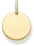 Thomas Sabo Anh&auml;nger Coin klein vergoldetes Silber LBPE0001-413-12