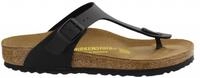 BIRKENSTOCK Damen Classic Gizeh Damen Zehentrenner, 35 EU Schmal, Schwarz