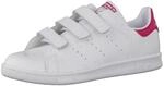 adidas Originals Unisex-Kinder STAN SMITH CF C Low-Top Wei&szlig; (FTWR White/Bold Pink),