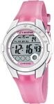 Calypso Kinderuhr Digital - Kautschuk Rosa - 10 ATM - Datum Kalender Chronograph
