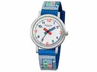 Regent Unisex-Erwachsene Analog Quarz Uhr mit Textil Armband 12400221
