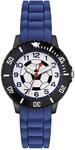 s.Oliver Kinderuhr - Rund - Blau - 38 mm - Uhr aus Kunststoff mit Quarzwerk am
