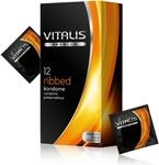 Vitalis ribbed, 12er Pack Kondome, 12 St&uuml;ck