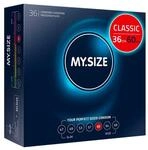 MY.SIZE Classic Kondome Gr&ouml;&szlig;e 5 | 60 mm Breite | 36 St&uuml;ck Gro&szlig;packung | Extra