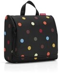reisenthel toiletbag XL dots - praktischer Kulturbeutel mit Haken, wasserabweisendes