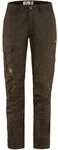 Fj&auml;llr&auml;ven Damen Trekkinghose Karla Pro Curved, Dark Olive, 34, 89727-633