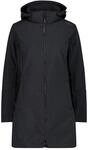 CMP - Damenparka mit Kapuze und Rei&szlig;verschluss, Schwarz, XXXXXL
