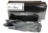 Latex Untersuchungshandschuhe Gr. S - schwarz - 1 Box / 100 St&uuml;ck