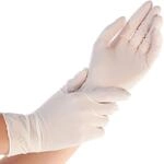 Franz Mensch Nitrilhandschuh SAFE PREMIUM weiss M puderfrei