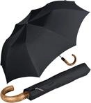 Knirps Topmatic SL 828 SteelLine Regenschirm RH-Holz schwarz
