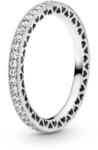 PANDORA Damen-Ring Unendliche Herzen 925 Silber Zirkonia transparent Gr. 54 (17.2) -