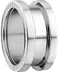 Bering Damen-Ring Au&szlig;enring breit Edelstahl Zirkonia wei&szlig; Gr. 54 (17.2) - 525-17-74