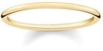 THOMAS SABO Ring 750 Gelbgold Vergoldung, 925 Sterlingsilber