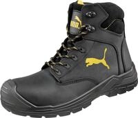 Puma Safety Shoes Borneo Black Mid S3 HRO SRC, Puma 630411-202 Unisex-Erwachsene