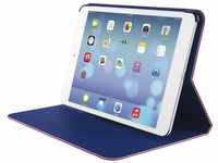 Trust Aeroo Sehr flaches Hülle mit Standfunktion für Apple iPad Air blau/pink