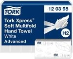 Tork Xpress weiche Multifold-Handt&uuml;cher Wei&szlig; H2, Advanced-Qualit&auml;t, 2-lagig,