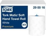 Tork Matic Rollenhandtuch Papier 2-lagig, 6 Rollen x 100 m (290016) | Premium, wei&szlig;,
