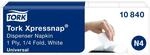 Tork 10840 Xpressnap Spenderserviette, unbedruckt, Wei&szlig;, N4, 8x1125 St&uuml;ck 