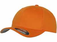 Flexfit Unisex Wooly Combed Baseballkappe, orange, L/XL