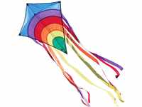 CIM Kinder-Drachen - Rainbow Eddy BLUE - Einleiner-Flugdrachen für Kinder ab 3