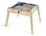 Plum Build & Splash Sand und Wasser Tisch aus Holz I Erh&ouml;hter Spieltisch mit Sand-