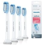 Philips Sonicare Original S Sensitive Standard-Schallzahnb&uuml;rstenk&ouml;pfe - 4er-Pack in