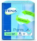 Mutandina elastica assorbente e traspirante Tena Pants Super - XL - Cartone 12x4