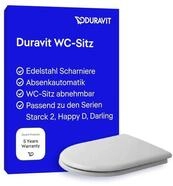 Duravit WC-Sitz passend zu Starck 2, Happy D. und Darling, Toilettendeckel mit