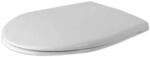 Duravit 66810000 WC-Sitz Duraplus Compact wei&szlig; mit Deckel und Befestigung aus
