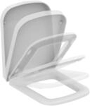 Ideal Standard Mia WC-Sitz, eckige Form, Toilettensitz mit Absenkautomatik