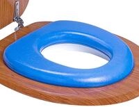 reer 4811.1 Soft-WC-Sitz-Einlage f&uuml;r Kinder, gepolstert, blau