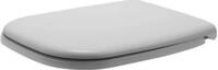 Duravit WC-Sitz D-Code Compact, Toilettendeckel mit Absenkautomatik, Klodeckel aus