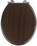 WENKO WC-Sitz Mod. Wenge Toilettensitz mit Absenkautomatik und Fix-Clip