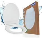 WENKO Toilettendeckel mit Absenkautomatik, hohe Belastbarkeit bis 200 kg,...