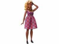 Barbie Mattel DVX79 - Fashionistas Puppe im Kleid mit Tribal-Muster