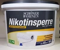 Sch&ouml;ner Wohnen Nikotinsperre wei&szlig;, matt f&uuml;r Innen 10 L