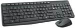 Logitech MK235 RF Wireless Tschechisch Schwarz - Tastaturen (Standard, Kabellos, RF