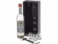 Beluga Gold Line Vodka 0,7 Liter Flasche mit 3 Gläser 40% Alk., Premium Wodka...