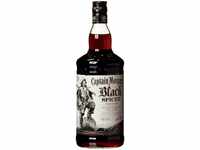 Captain Morgan Spirituose auf Black Spiced Rum-Basis mit Gewürzen und natürlichen