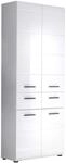 trendteam smart living - Skin - Hochschrank - Wei&szlig;/Wei&szlig; Hochglanz - Badschrank 12