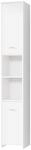 Casaria&reg; Badezimmerschrank 30cm Breit Hochschrank Wei&szlig; 6 F&auml;cher Verstellbar 2