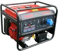 AL-KO Stromerzeuger 6500-C (5.0 kW Motorleistung, 389 ccm Hubraum, 4-Takt Motor, 2x