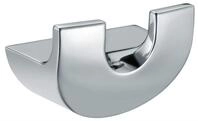 Keuco Handtuchhaken doppelt aus Metall, hochglanz-verchromt, f&uuml;r Badezimmer,...