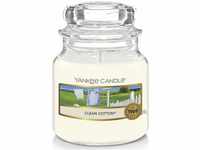 Yankee Candle Duftkerze im Glas (klein) | Clean Cotton | Brenndauer bis zu 30