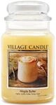 Village Candle Duftkerze im Glas gro&szlig; 17 x 10 cmm, 1219 g Maple Butter