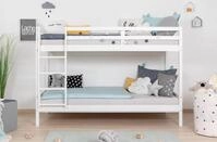 TiCAA Etagenbett, Kinderbett Stockbett f&uuml;r Kinder mit Treppe & Zwei Liegefl&auml;chen