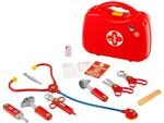 Theo Klein 4383 Arztkoffer | 14-teiliger Doktorkoffer mit Stethoskop, Thermometer,